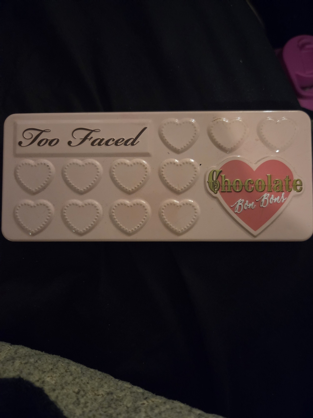 Too Faced Chocolate Bon Bons Palette - Light Pink Heart Case